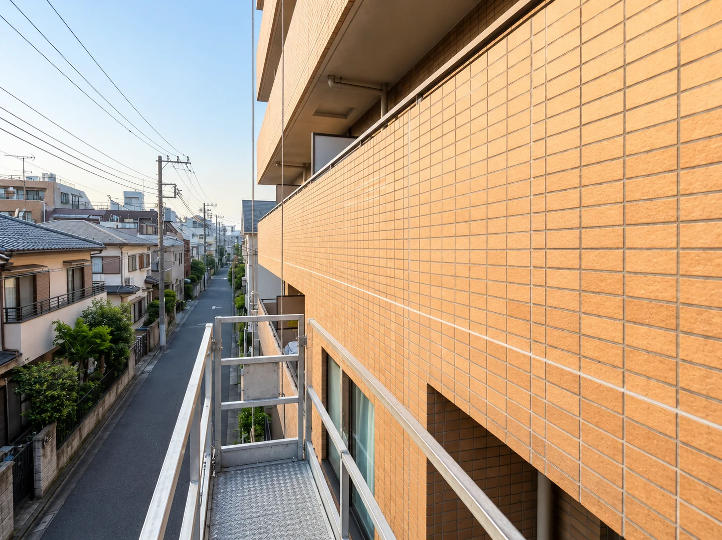 補修後の外壁タイル